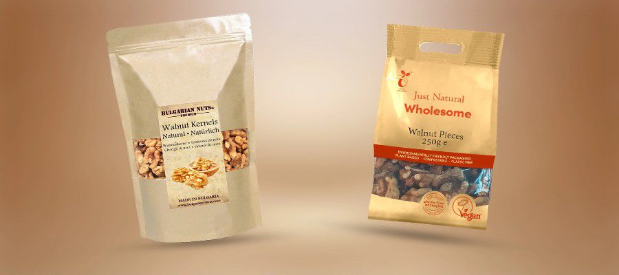 Kraft envelope walnut packaging