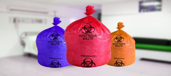 رنگ های کیسه زباله بیمارستانی