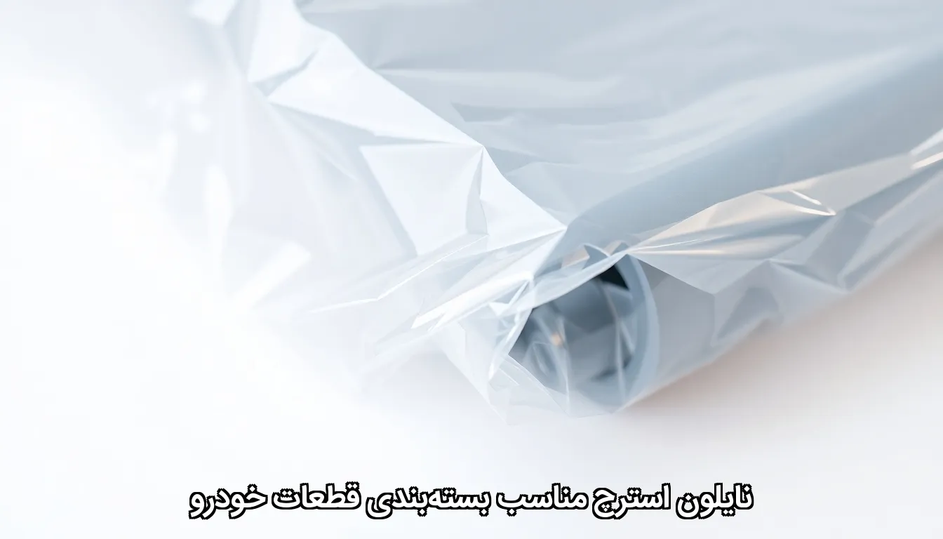 نایلون استرچ مناسب بسته‌بندی قطعات خودرو