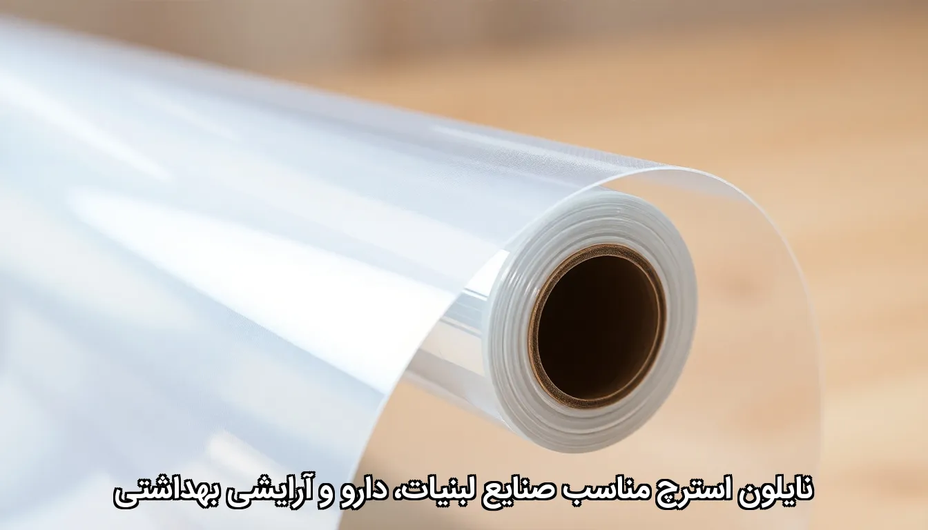 نایلون استرچ مناسب صنایع لبنیات، دارو و آرایشی بهداشتی